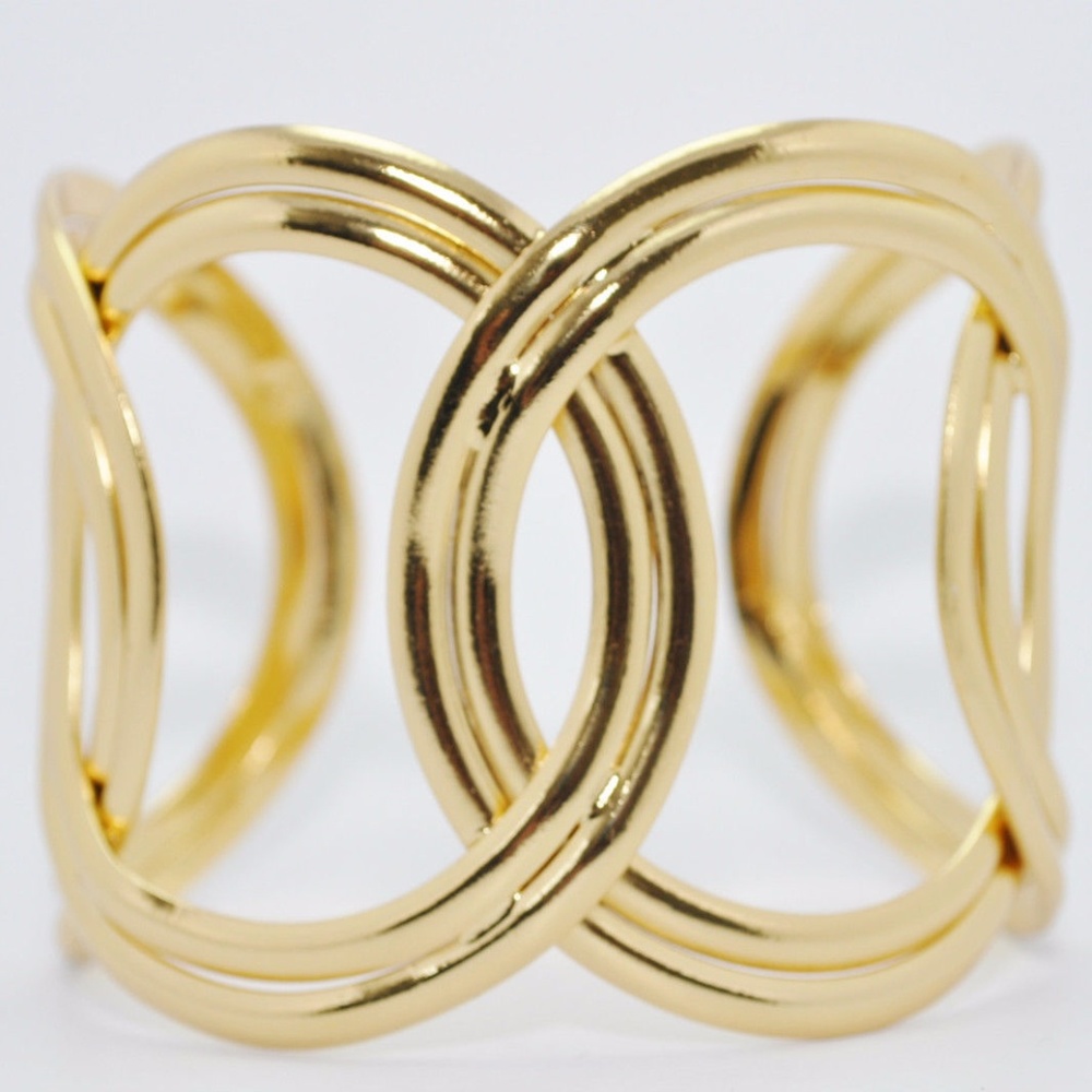 JULES SMITH Yellow Gold VIVA Cuff Bracelet
